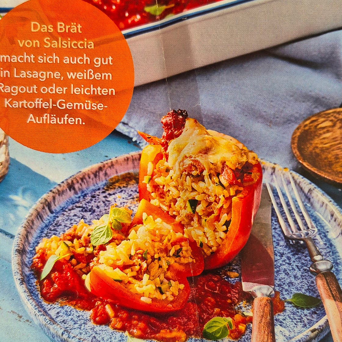 Gefüllte Paprika Chorizo