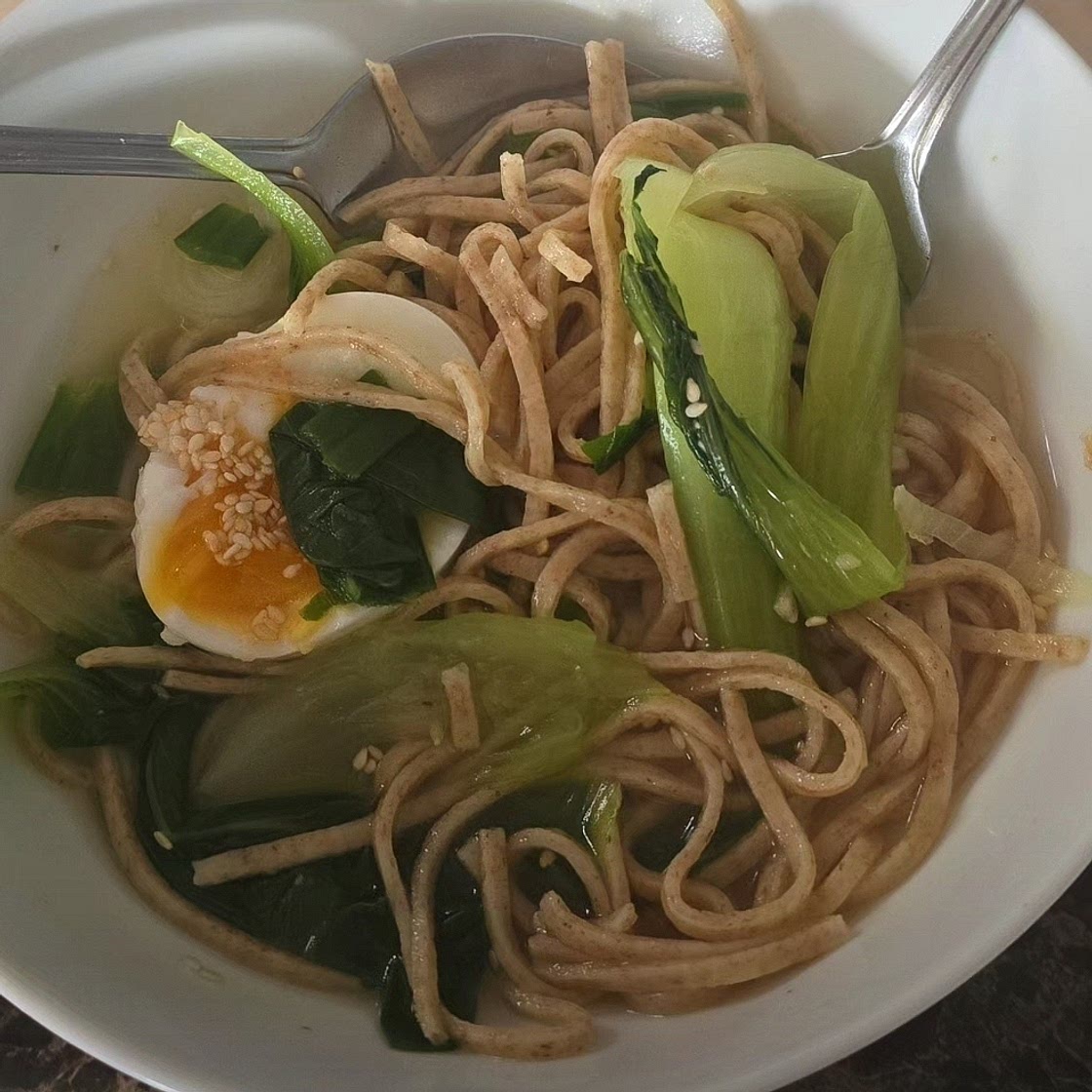 Super-quick sesame ramen