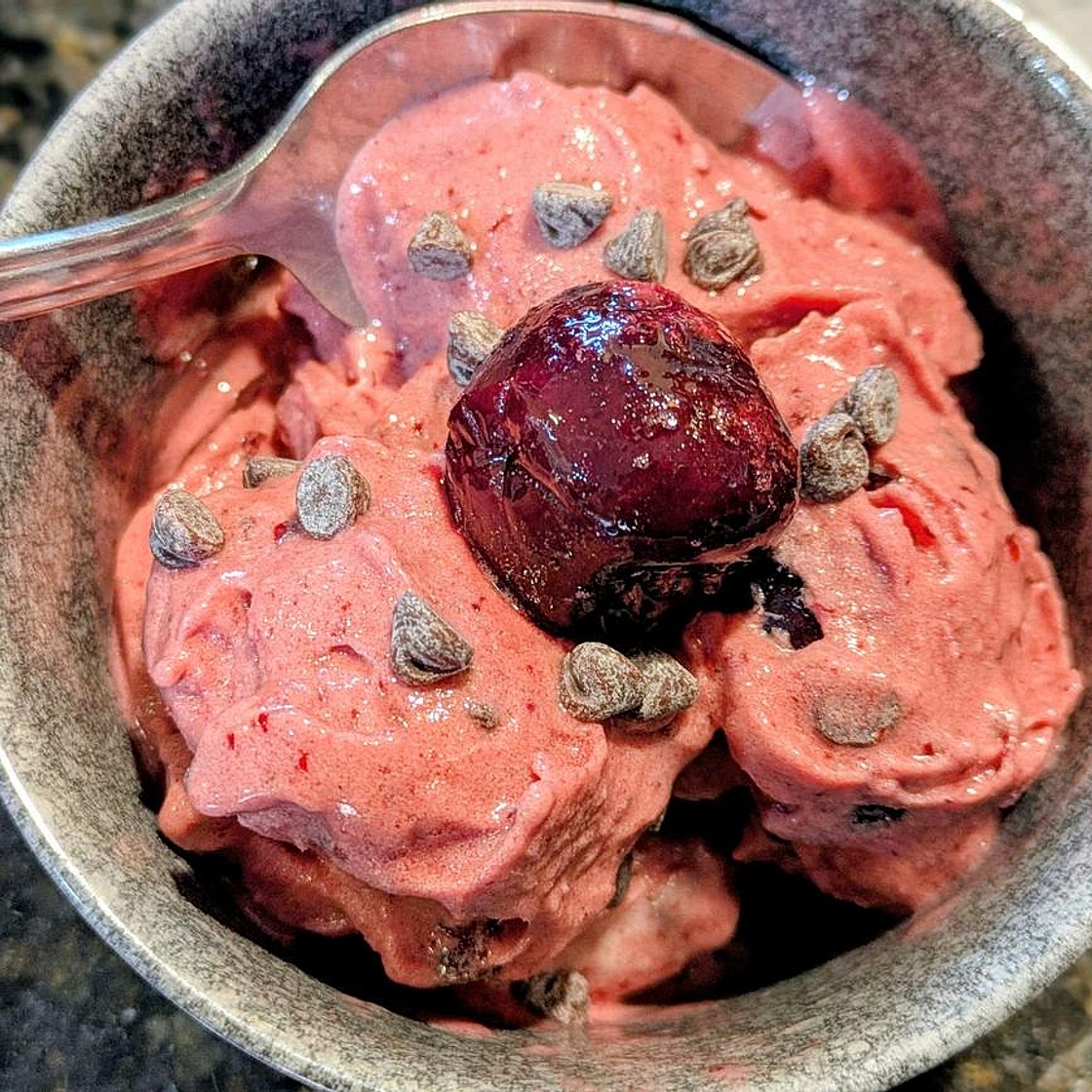 Cherry Garcia Nice Cream