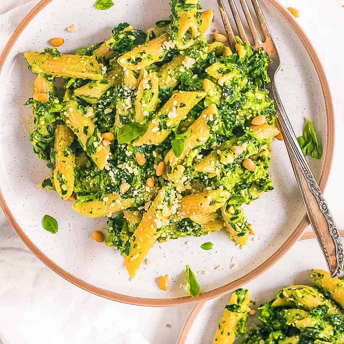 Vegetarian Pesto Pasta