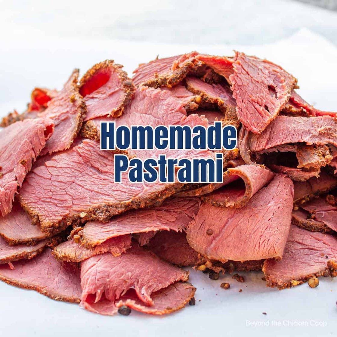 Homemade Venison Pastrami