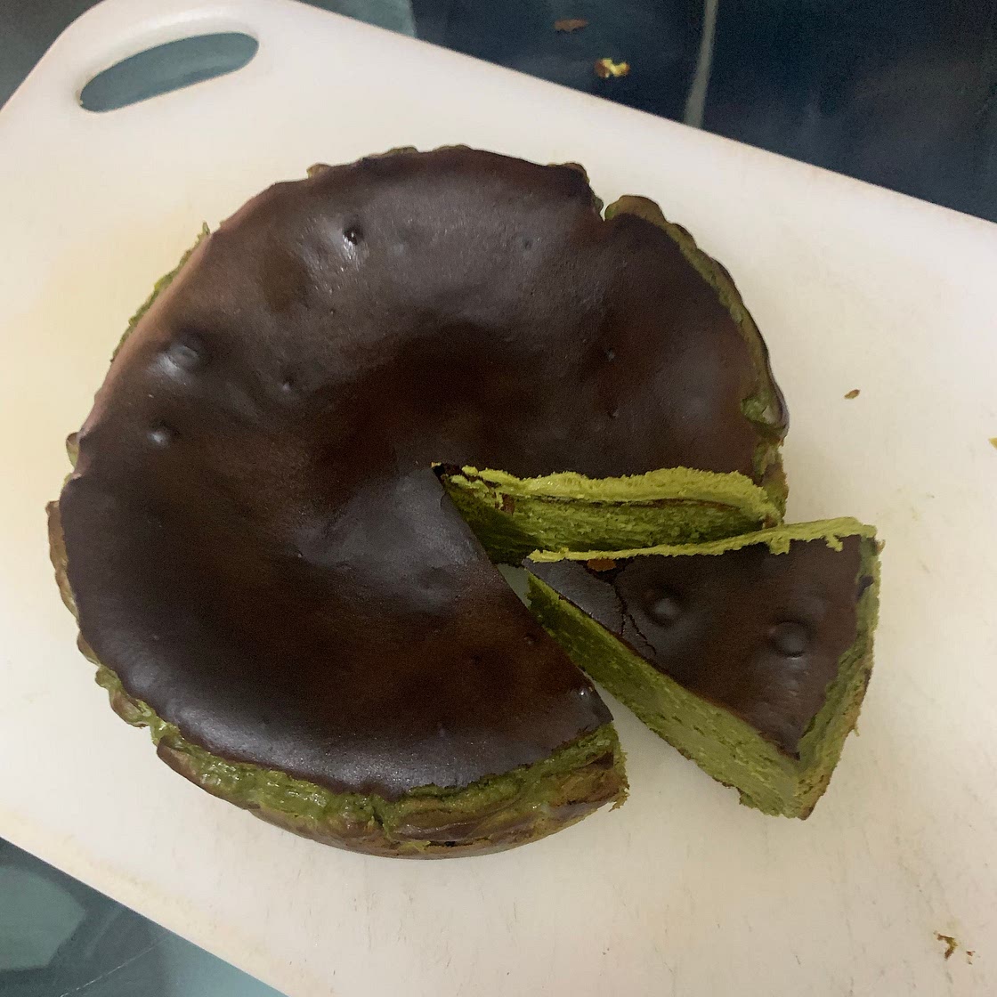 Matcha Basque Cheesecake