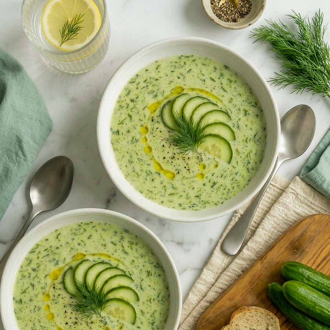 Cucumber Kefir Soup