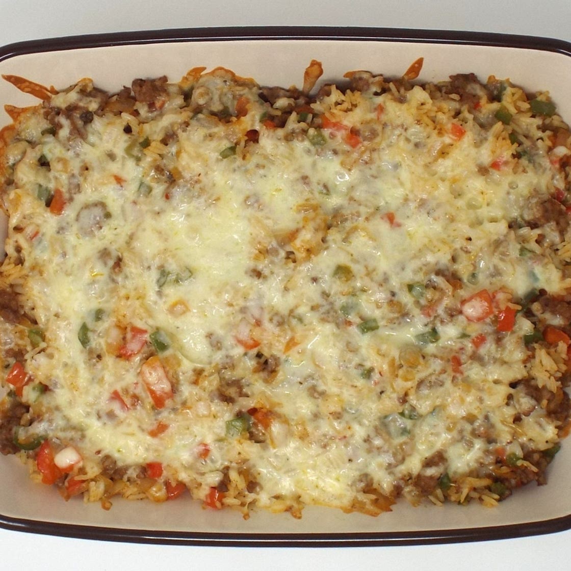 Spicy Pork and Pepper Casserole with Jasmine Rice