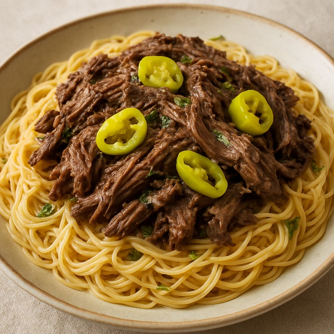 Mississippi Beef Pasta