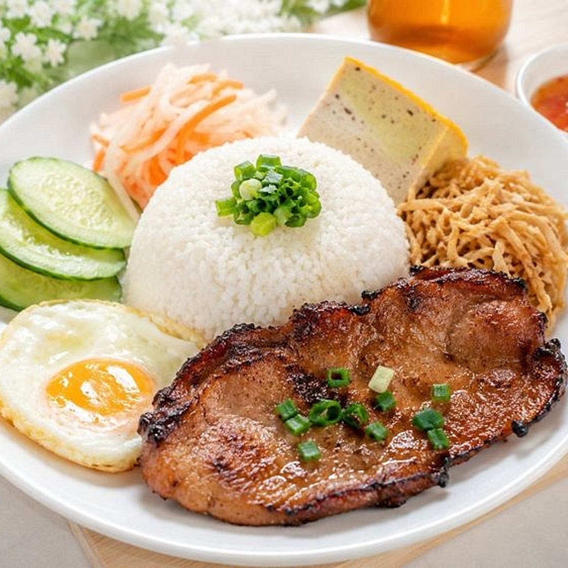 Cơm Tấm – Vietnamese Broken Rice with Grilled Pork