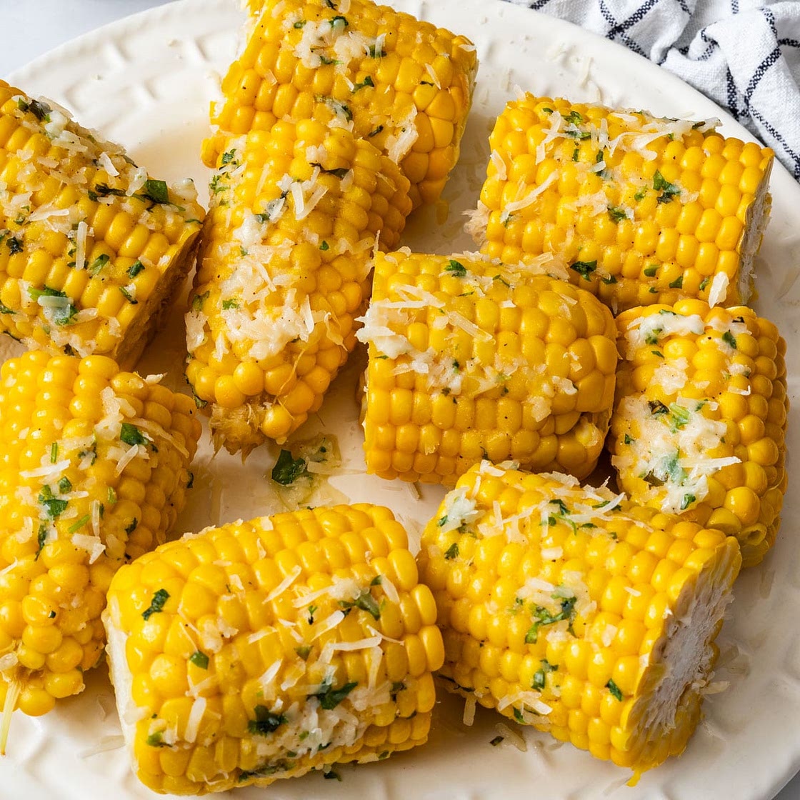Garlic Parmesan Corn on the Cob
