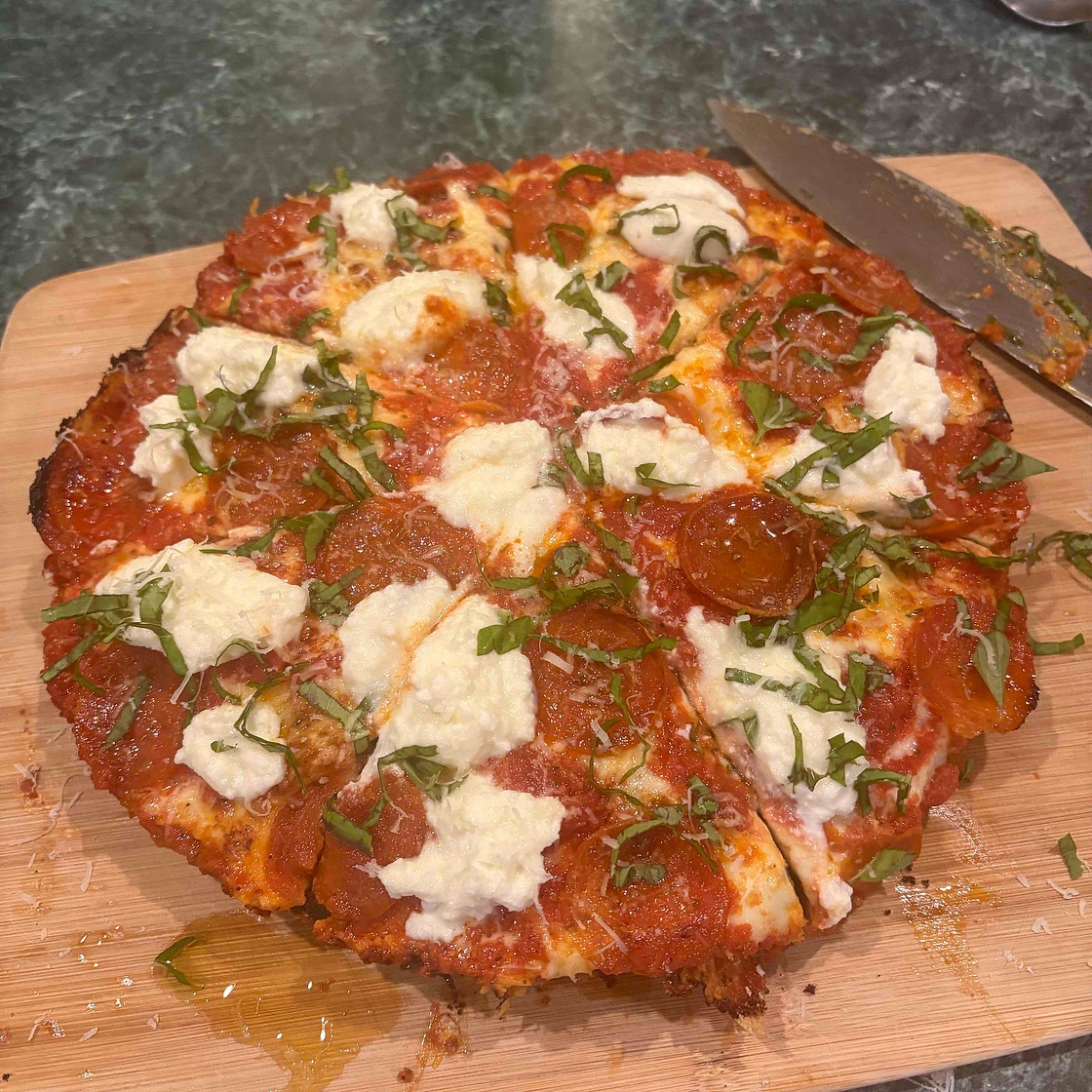 Cast Iron Skillet Pan Pizza
