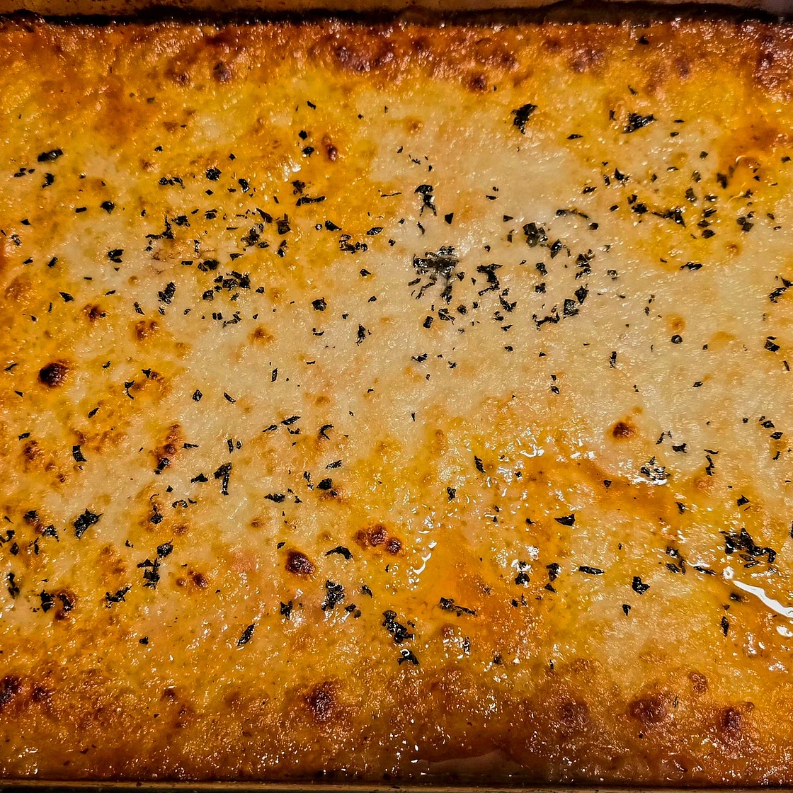 Non-Soggy Zucchini & Meat Lasagna