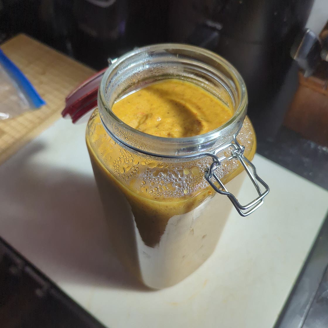 It's a goop soup 2! (Sweet peppers and Falafel)