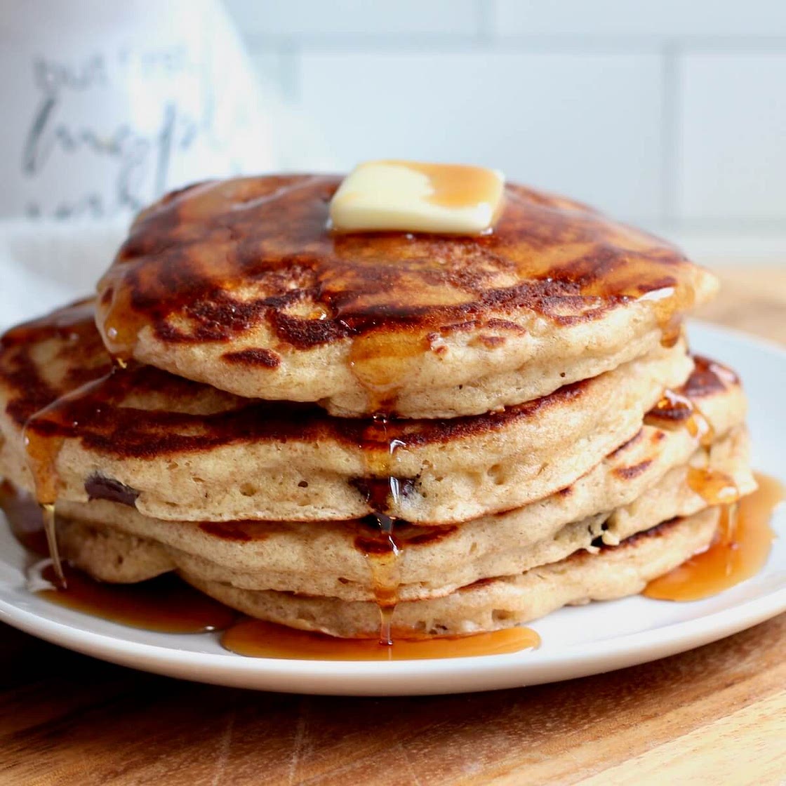 One-Bowl Sourdough Buttermilk Pancakes