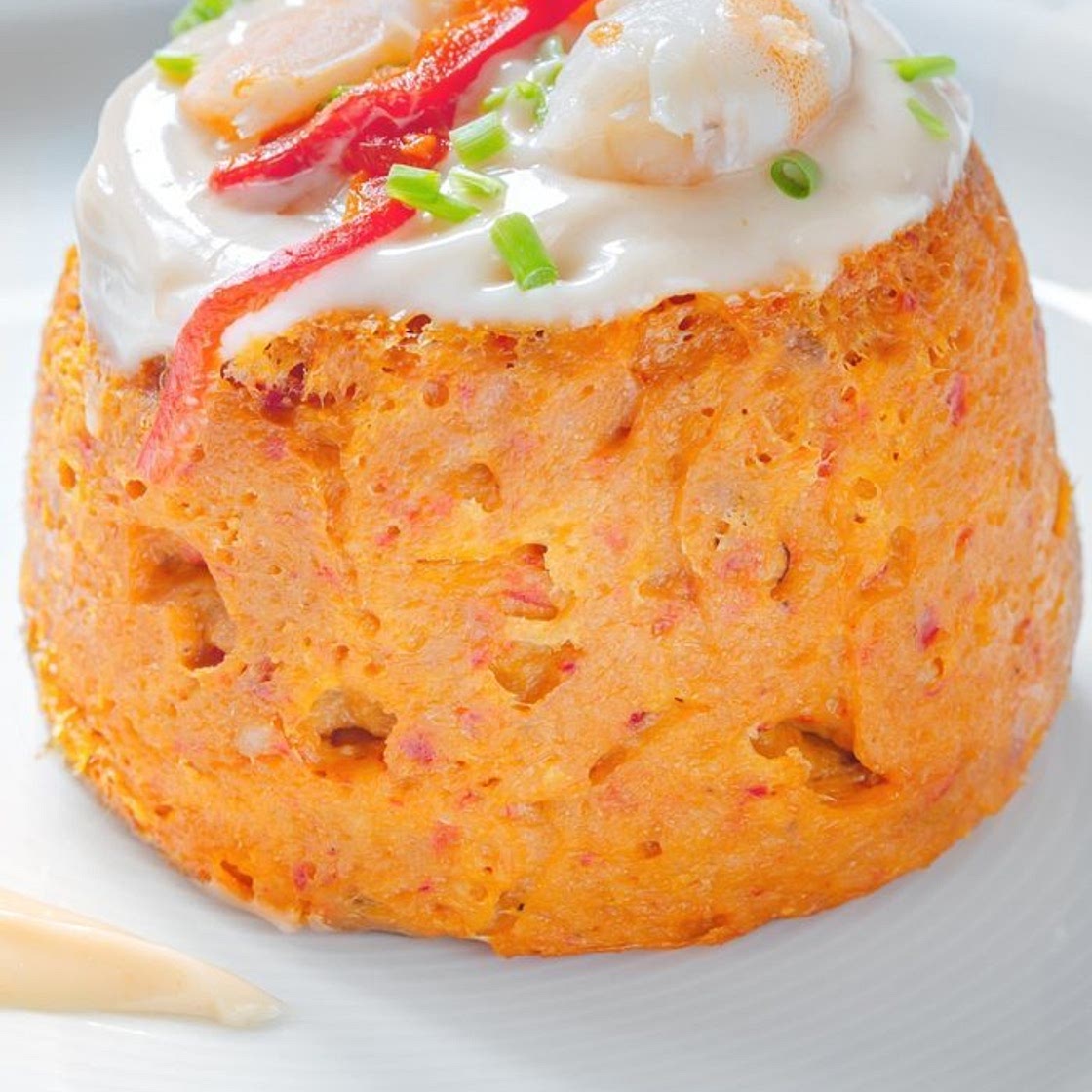 Flan de merluza
