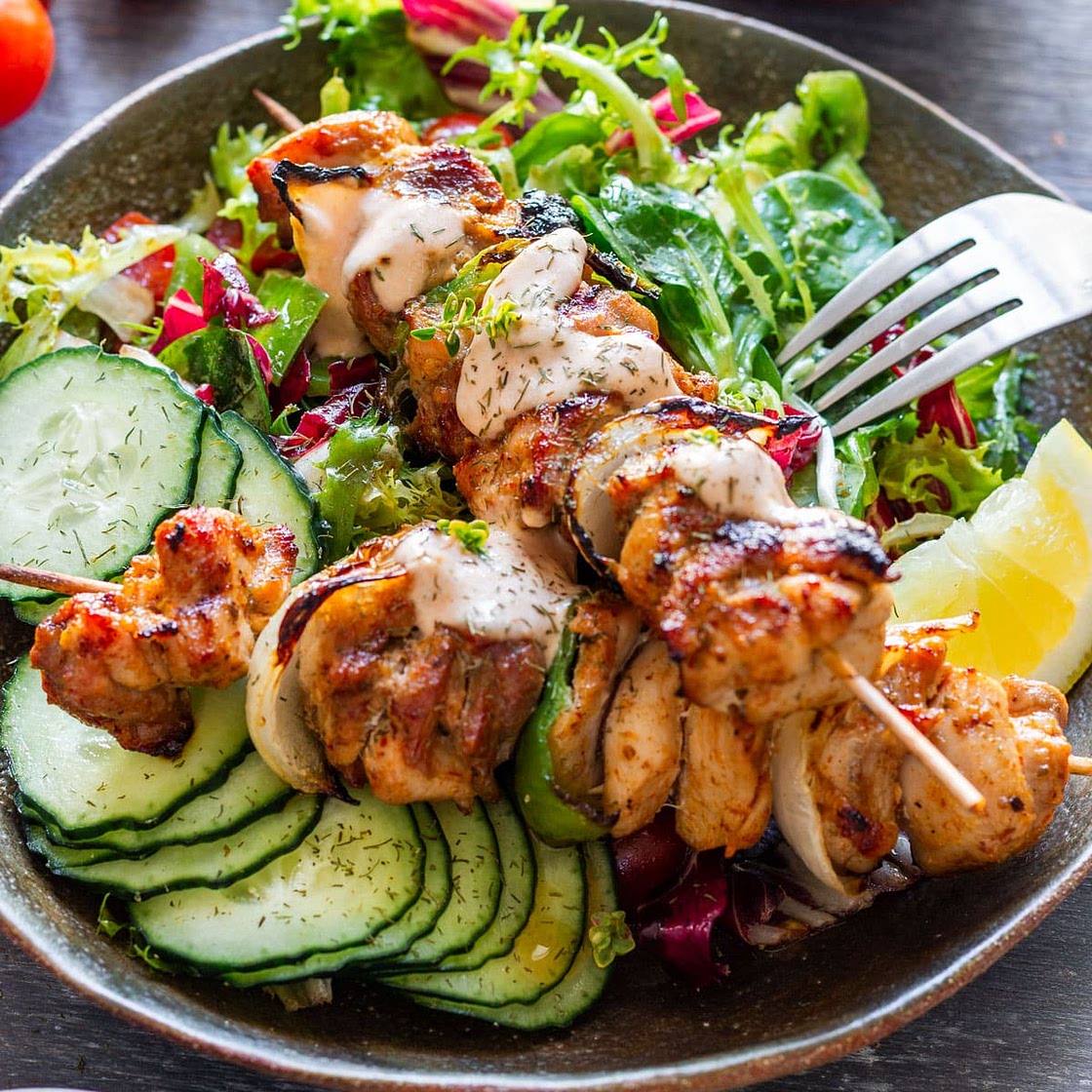 Grilled Chicken Kabobs