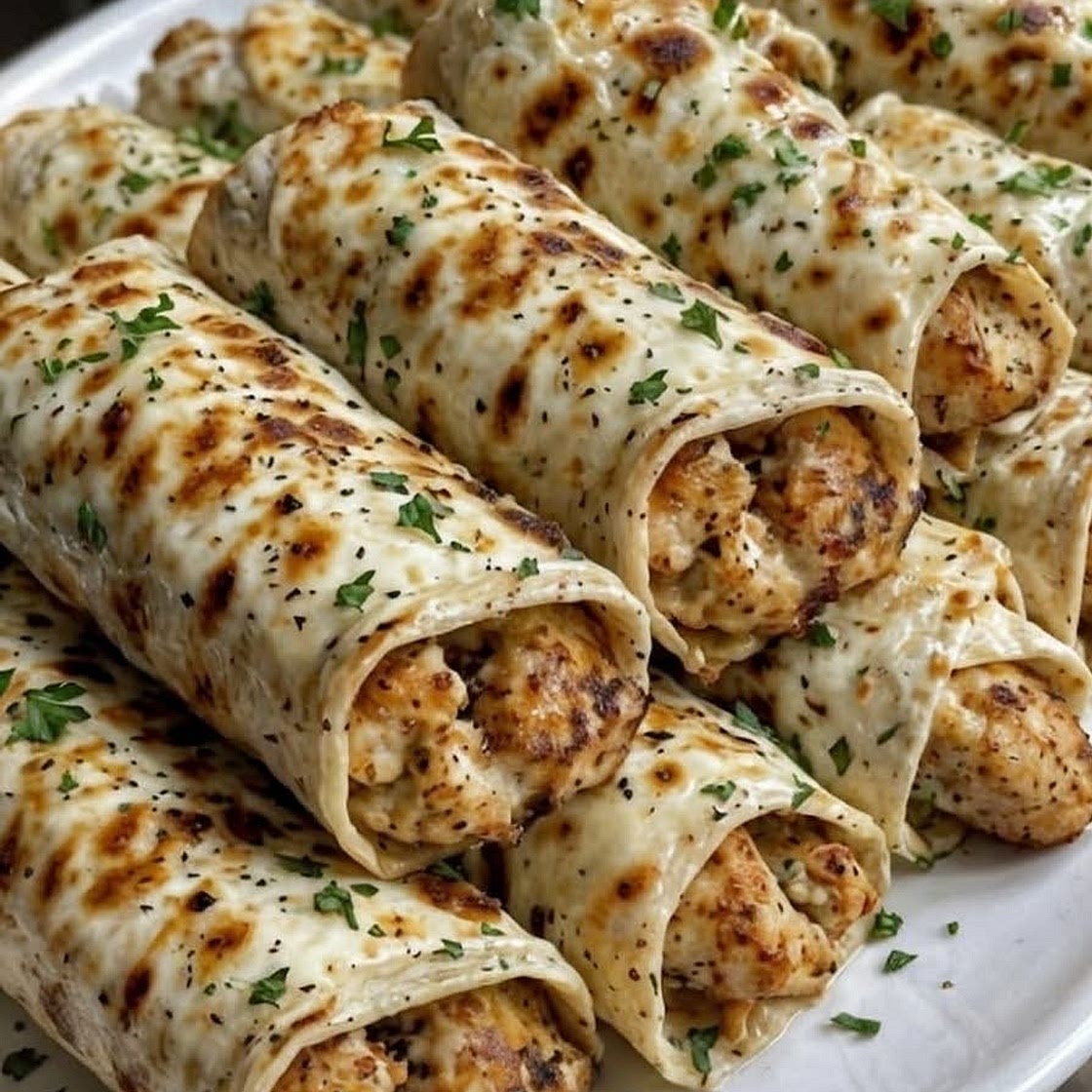 Chicken ranch wraps/tacos