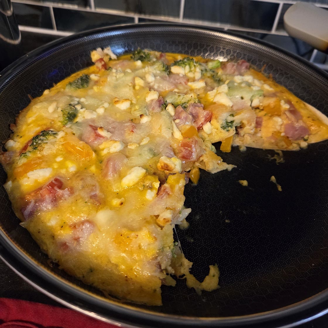 High Protein Tortilla Quiche