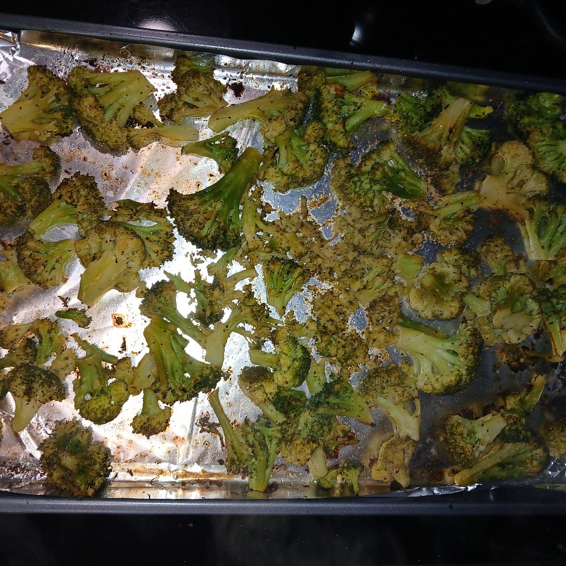 Roasted Garlic Lemon Broccoli