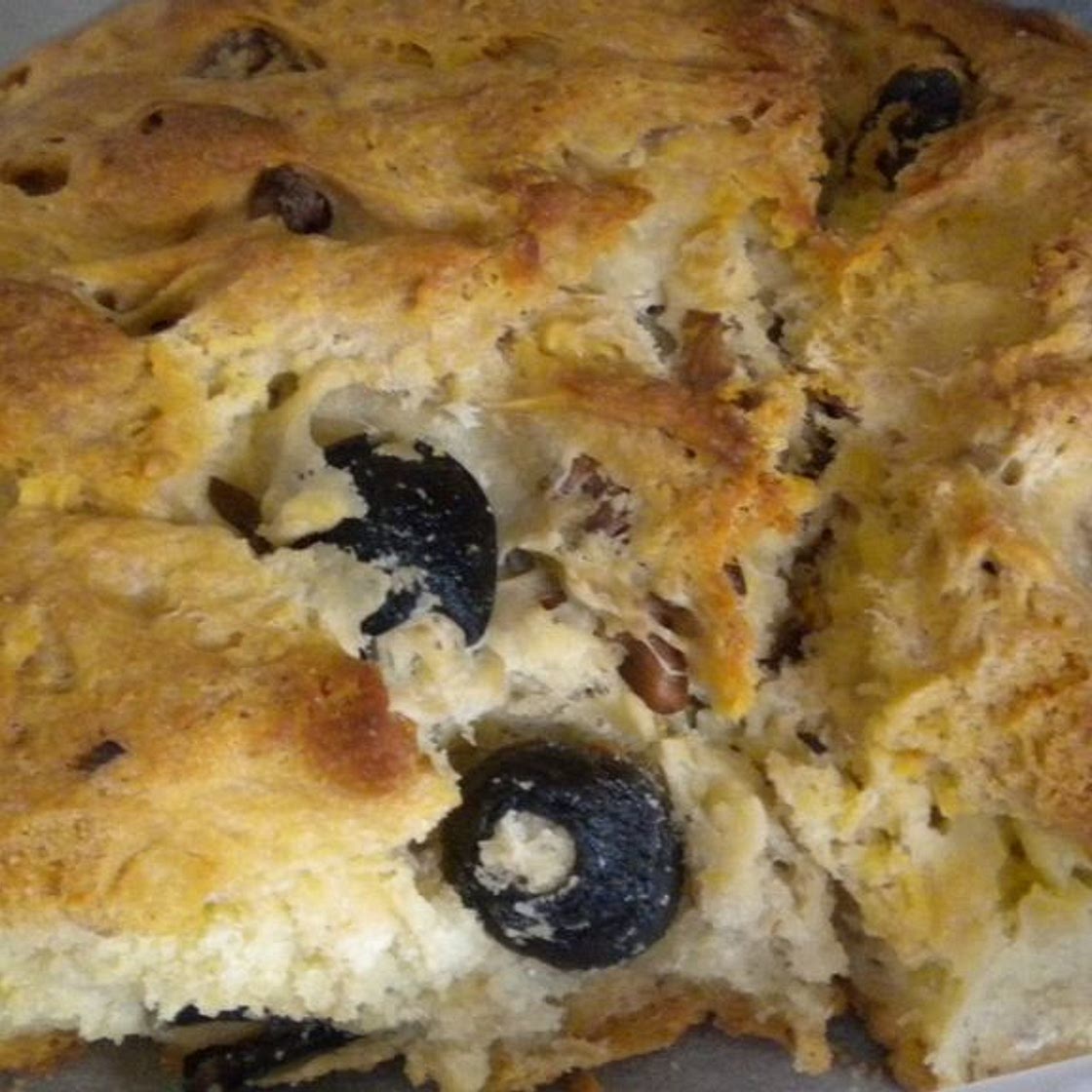 Pain aux olives et aux noix