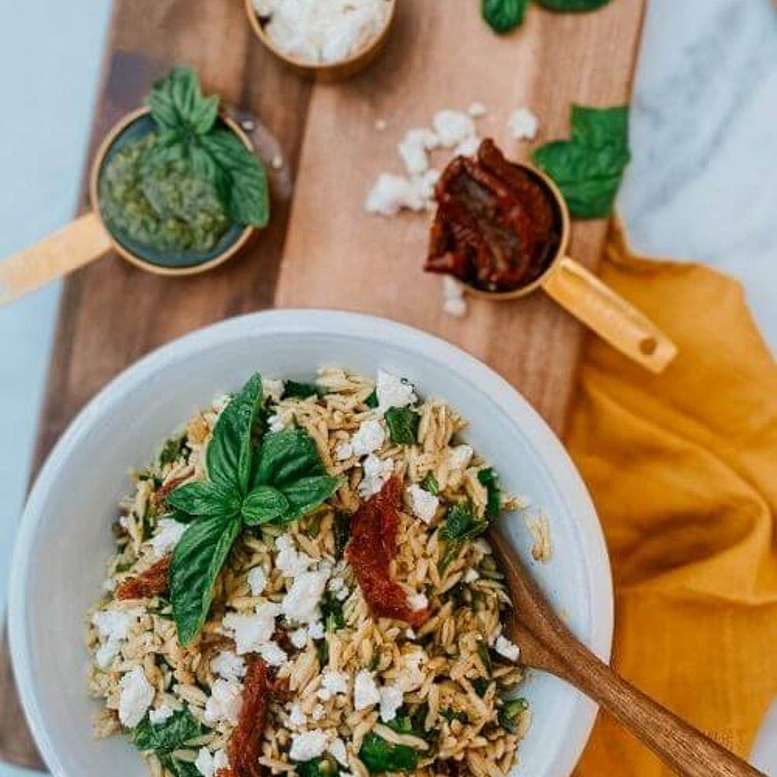 Orzo Pesto Salad Recipe