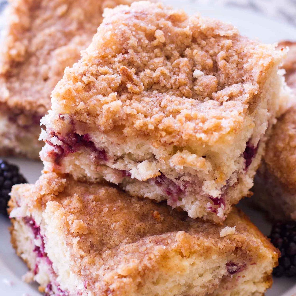 Blackberry Swirl Coffee Cake
