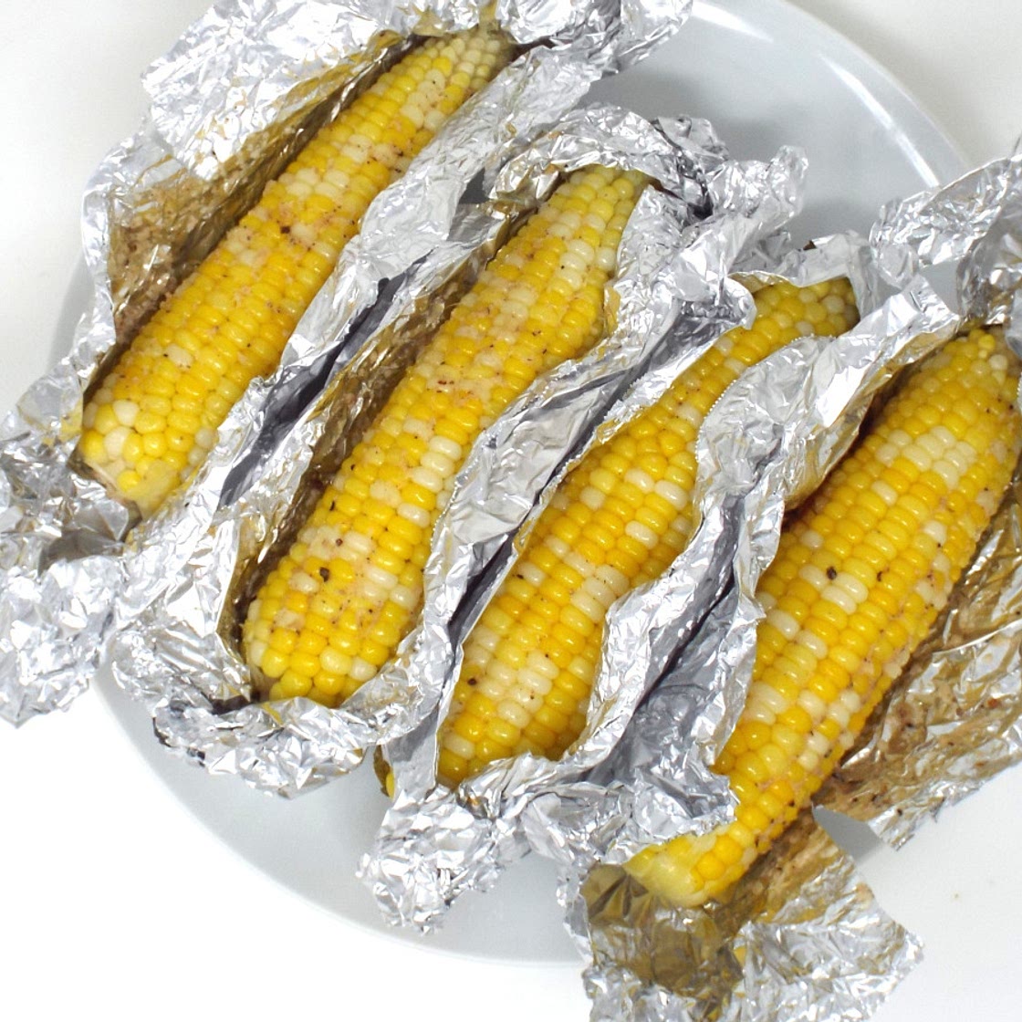 Oven Steamed Corn on the Cob