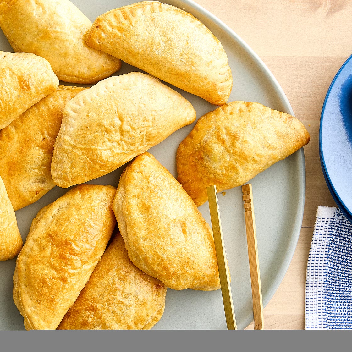 Leftover Pot Roast-Stuffed Biscuit Foldovers