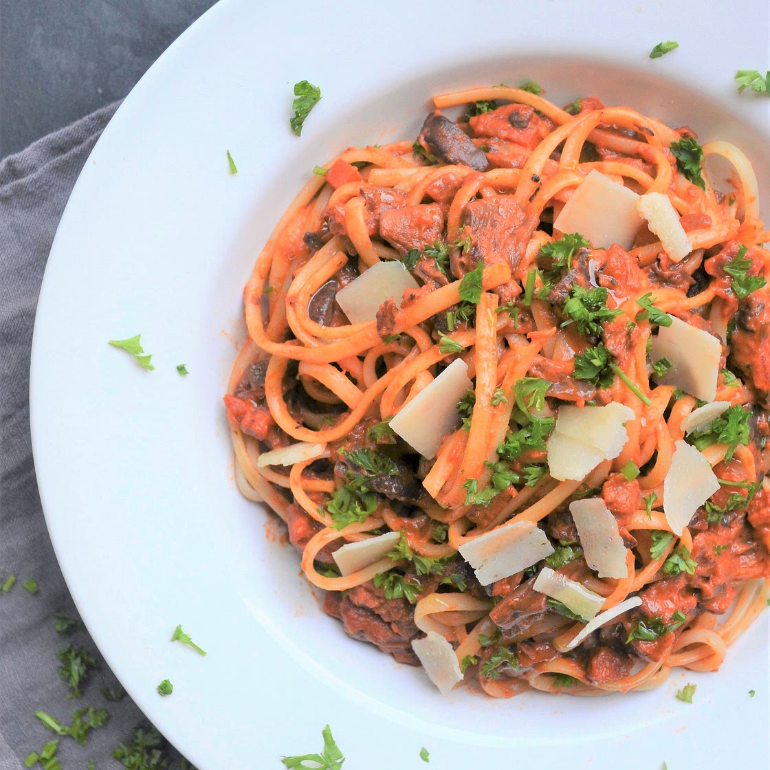 Vegan Porcini Mushroom Bolognese