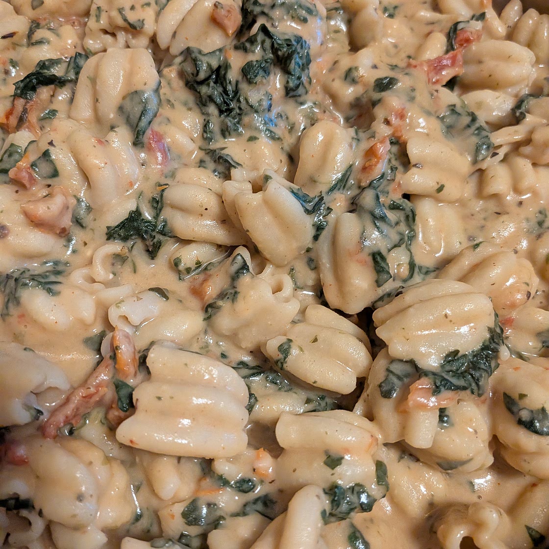 Tuscan Lima bean pasta sauce