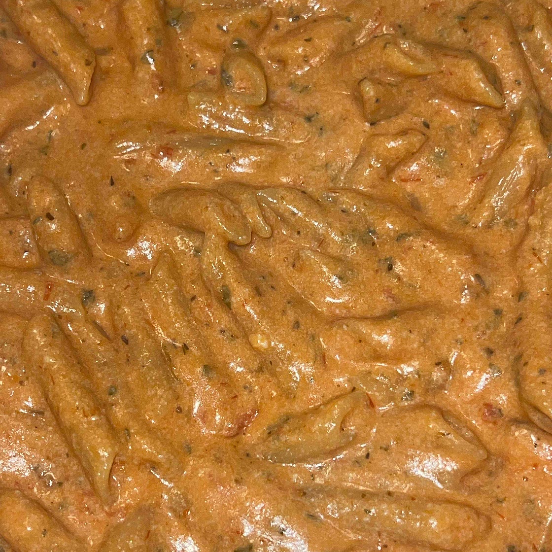 Alfredo-Marinara Three Cheese Penne