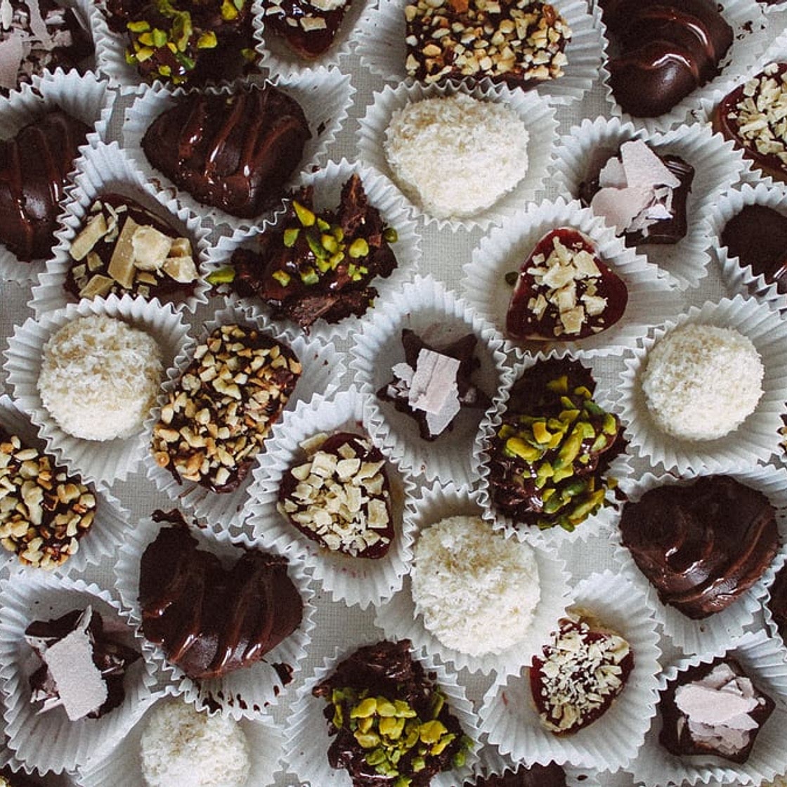 Vegan Crispy Cookie Pralines