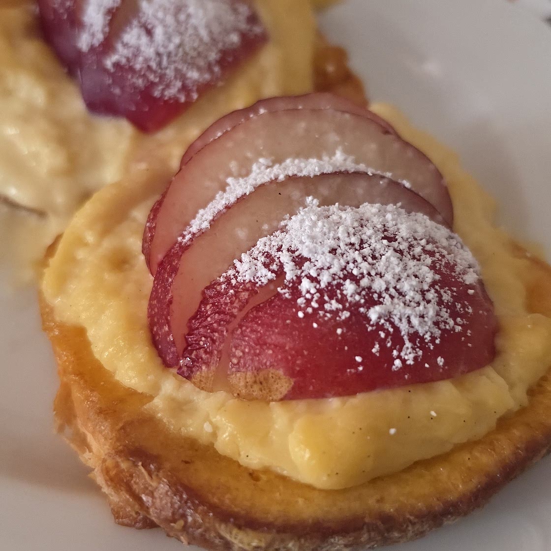 Pfirsich Vanille Frenchtoast Sandwich