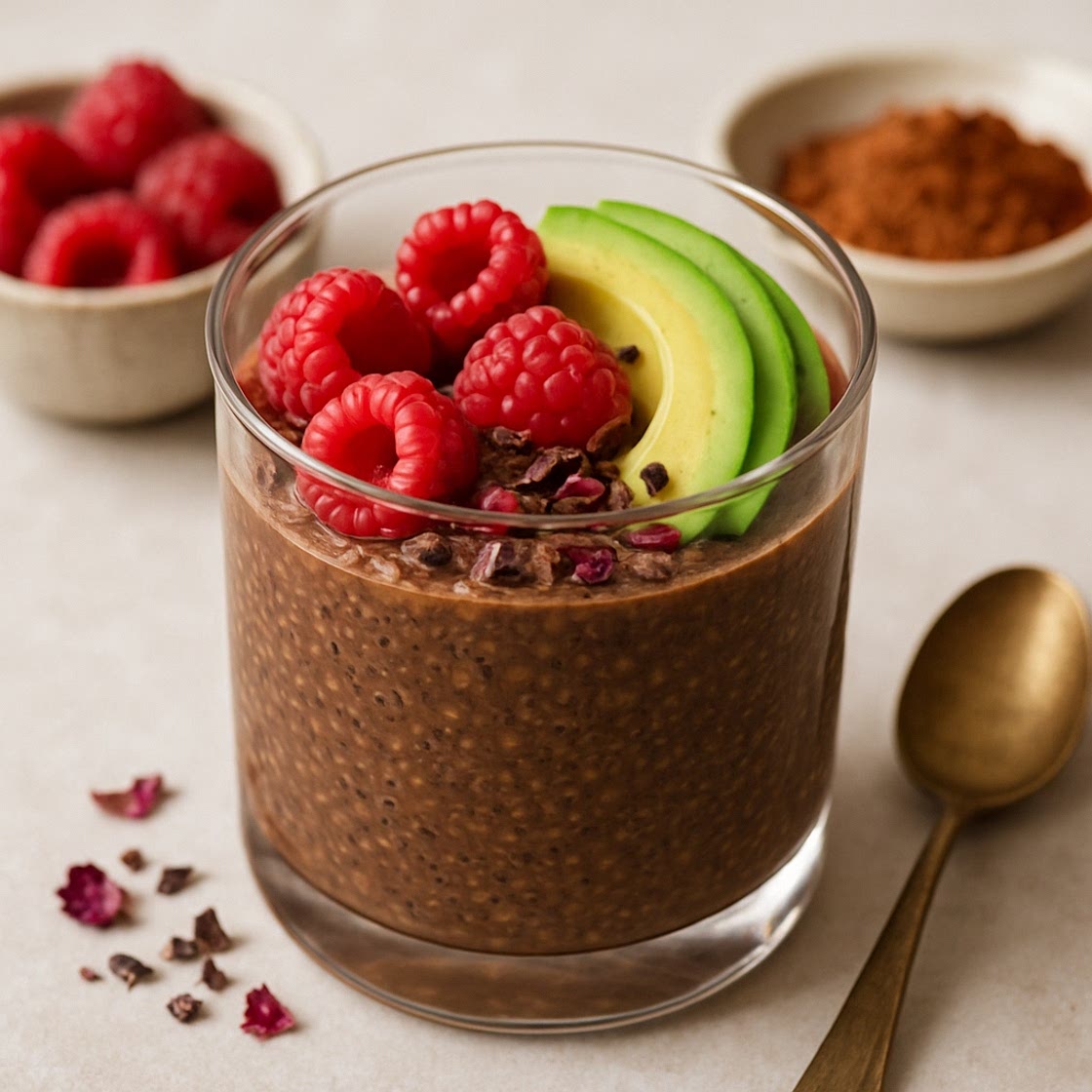Beautifying Cocoa Chia Pudding