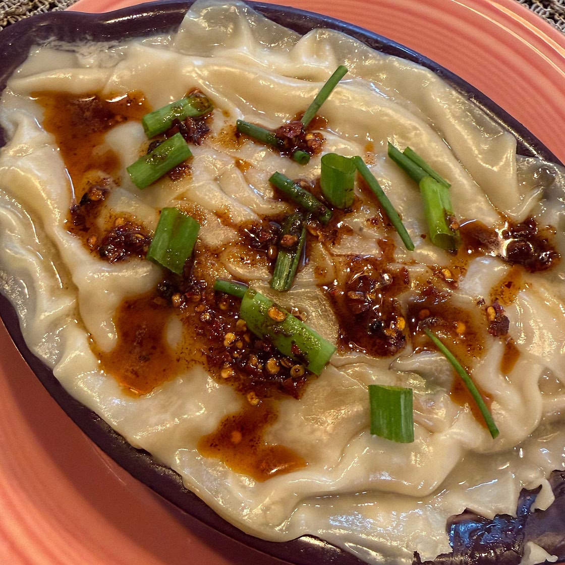 Viral Dumpling Lasagna