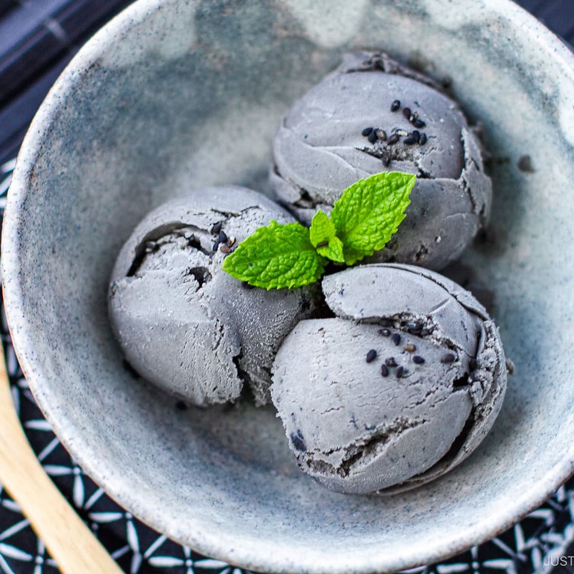 Black Sesame Ice Cream