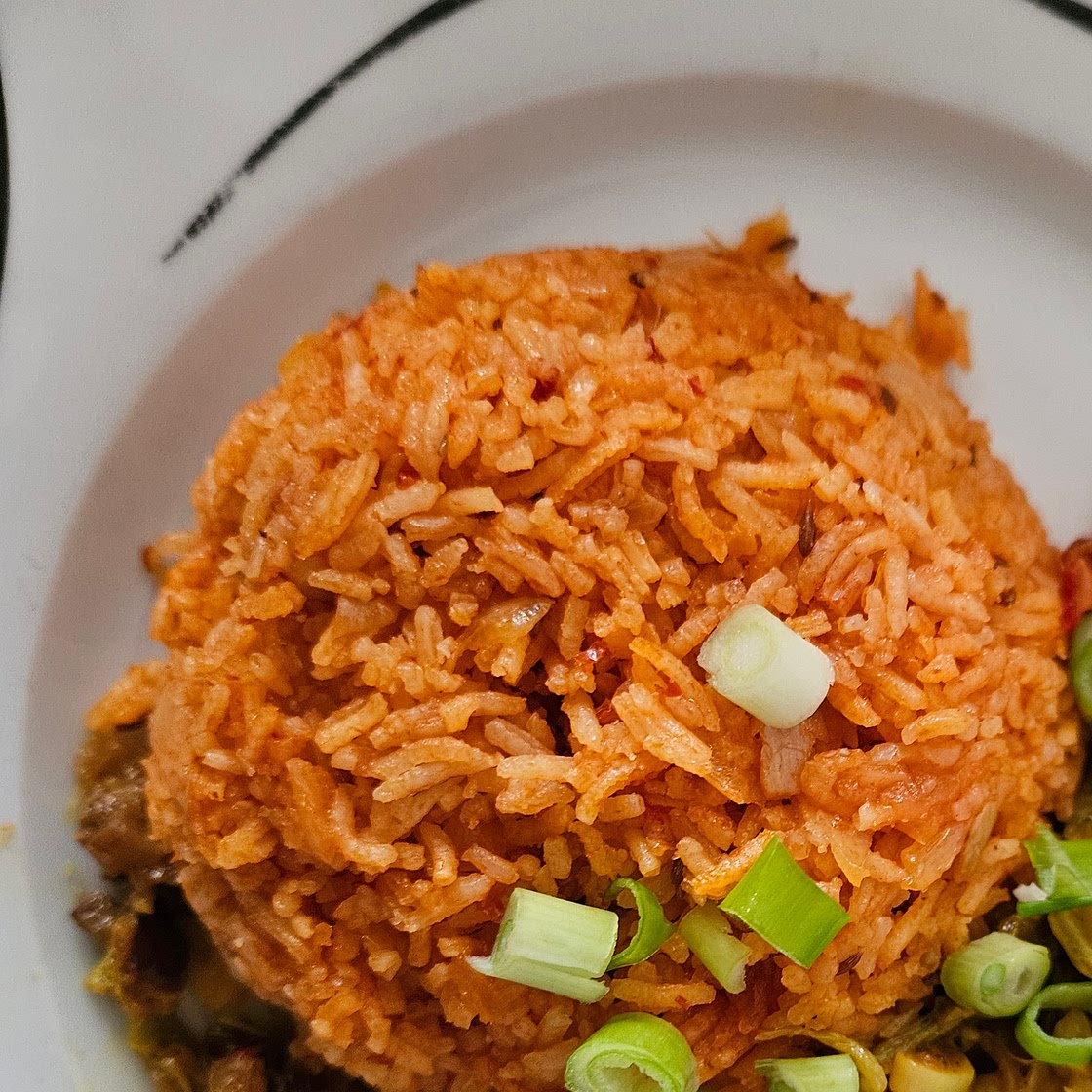 Aromatic Tomato-Cumin Basmati Rice (vegan friendly)