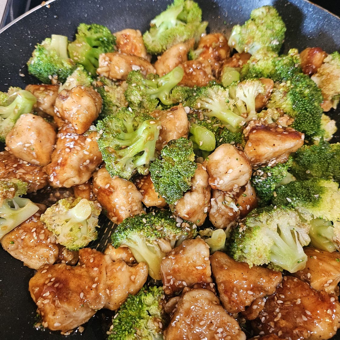 Honey Sesame Chicken and Broccoli
