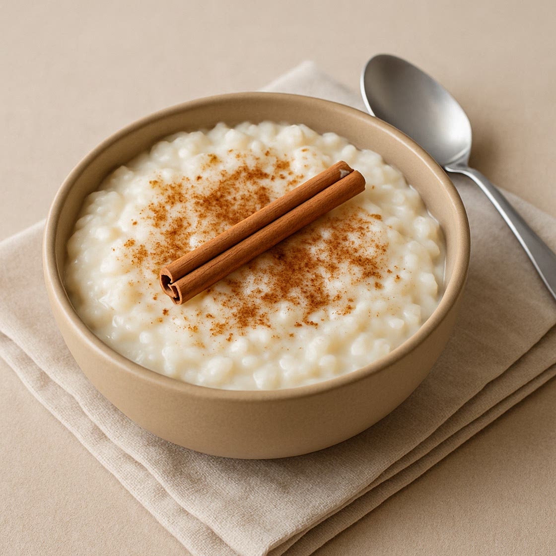 Arroz con leche 50% menos azúcar