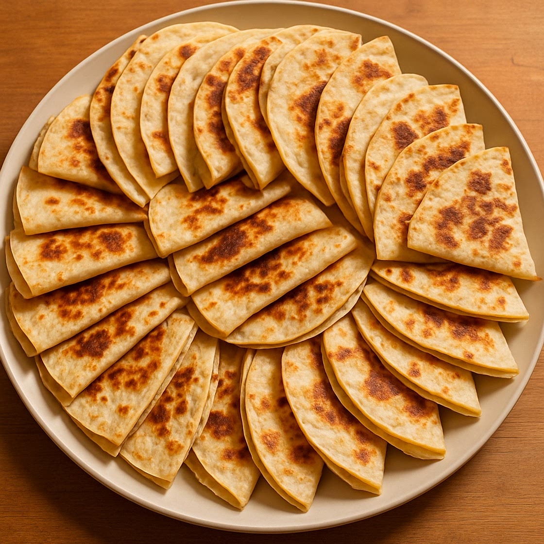 Kinkesadillas (18 quesadillas)
