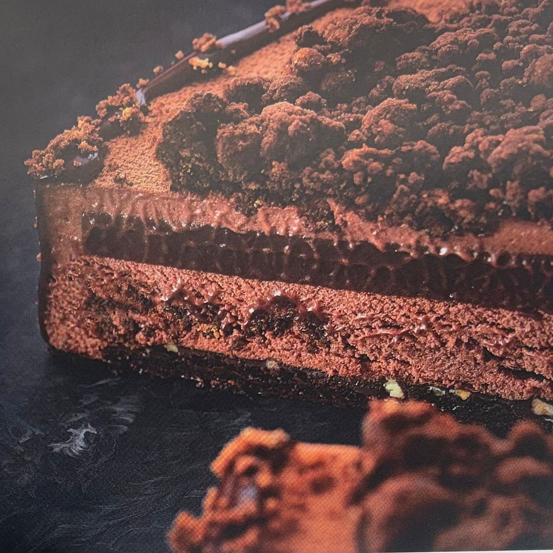 Entremets chocolat noir caramel - Christophe Felder