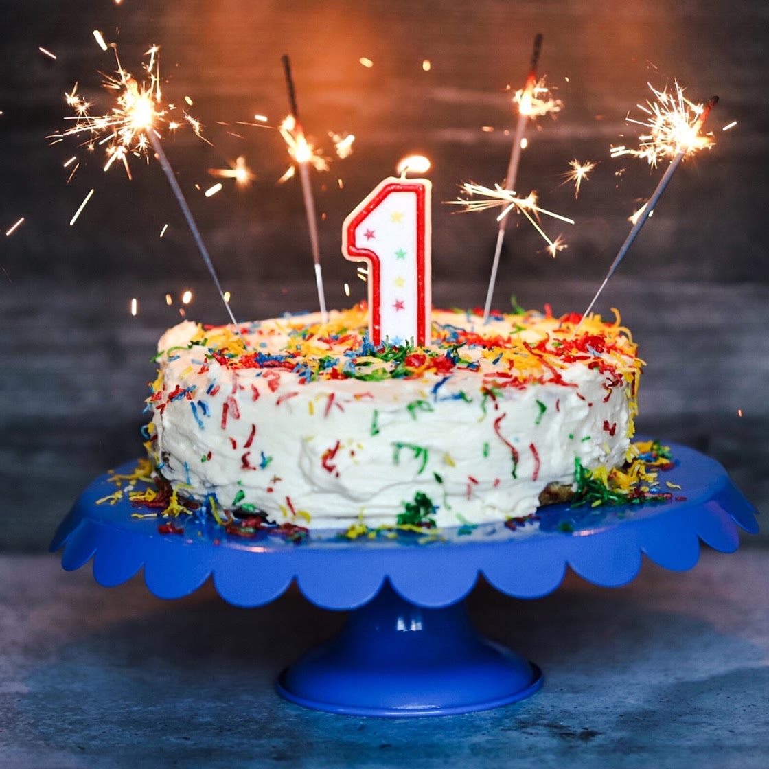 Keto Funfetti Cake