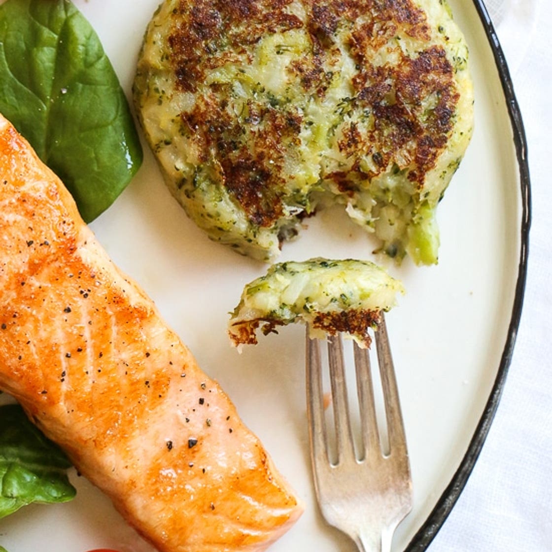 Potato and Broccoli Cakes