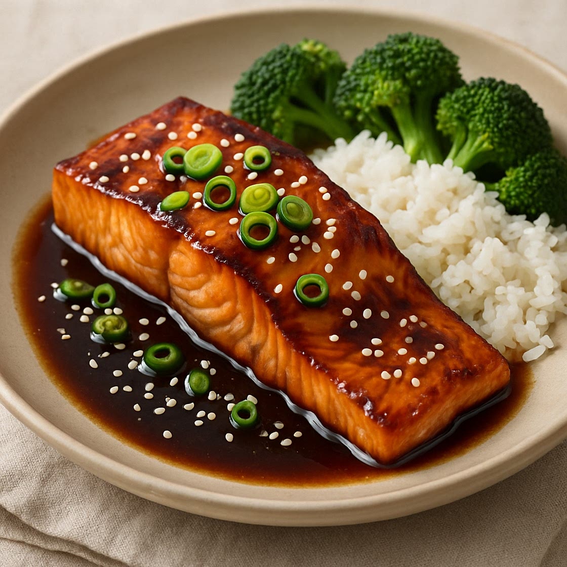 Teriyaki de salmón estilo HEINZ