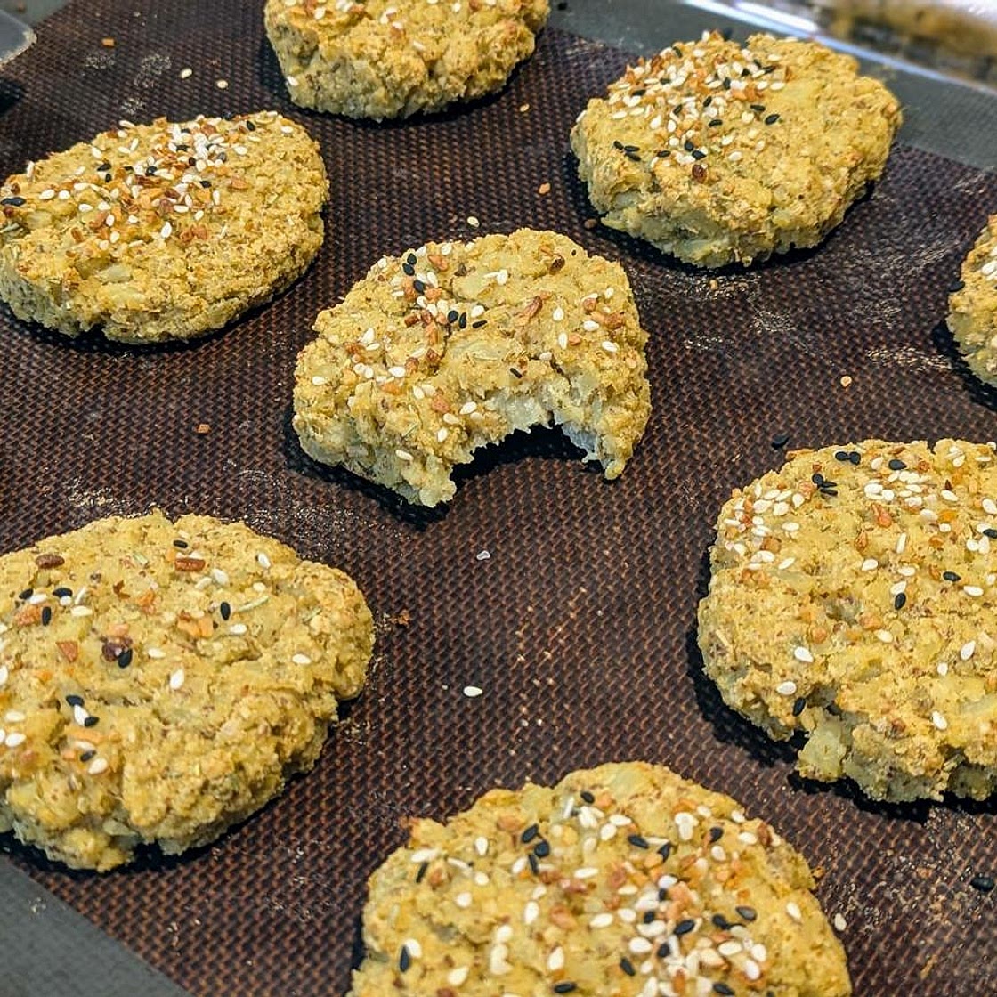 Cauliflower Biscuits (Vegan, GF)