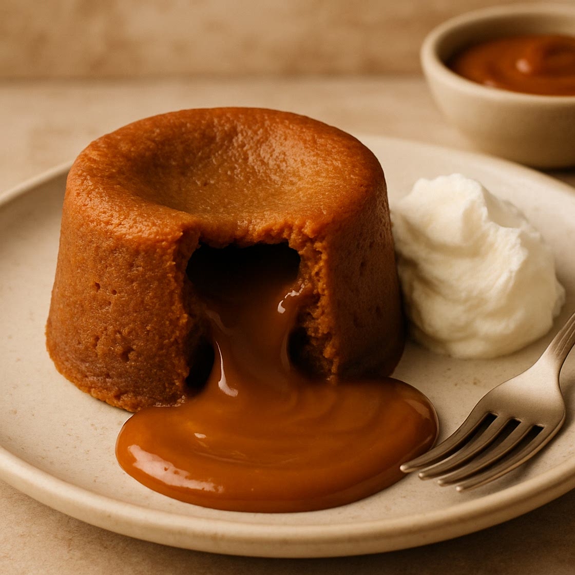 Fondant de dulce de leche