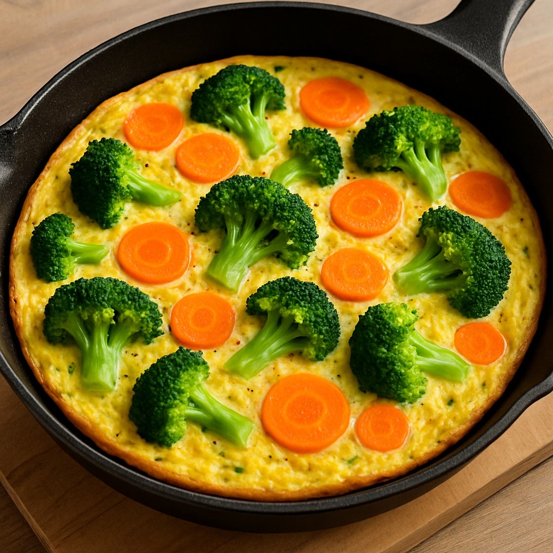 Broccoli & Carrot Frittata