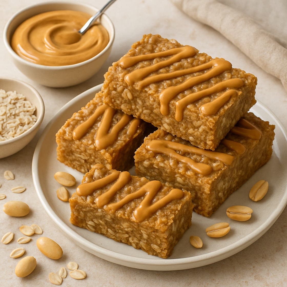 PB Oats Bars