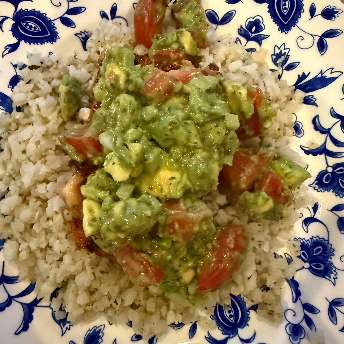 Grilled Salmon with Avocado Salsa (Healthy, Low-Carb, Paleo, Whole30)