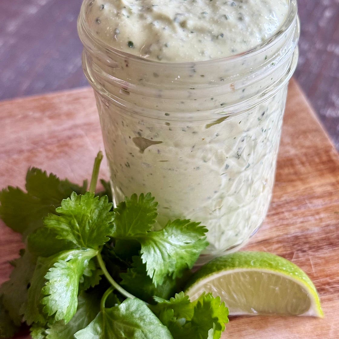 High Protein Avocado Cilantro Lime Sauce