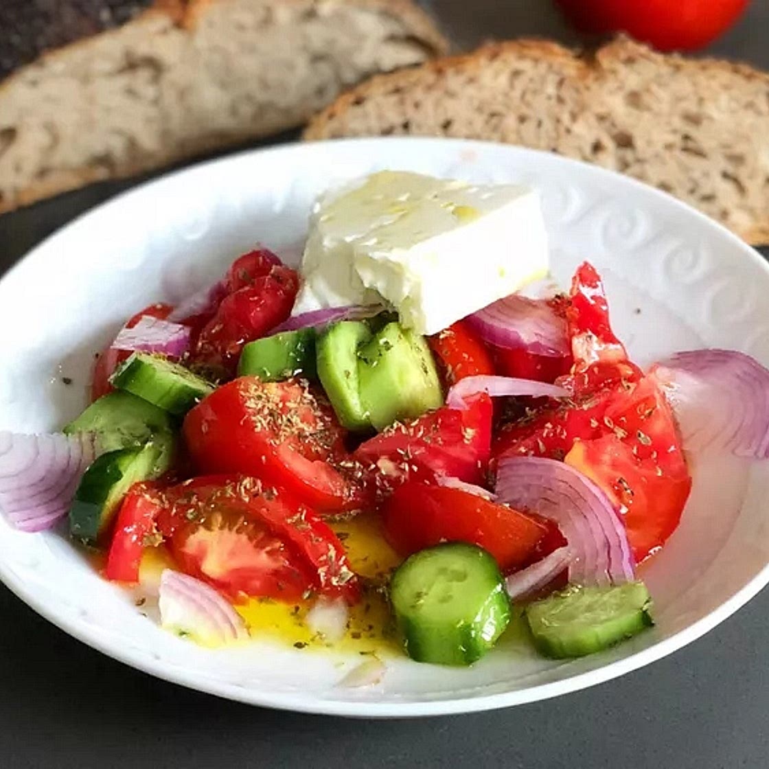 Traditional greek salad