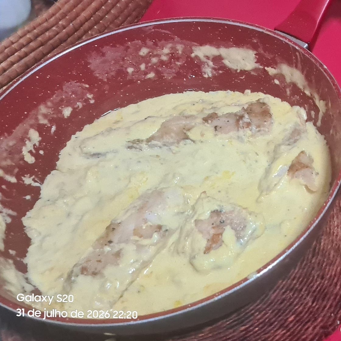 Baked Fish with Lemon Cream Sauce (One Baking Dish!)