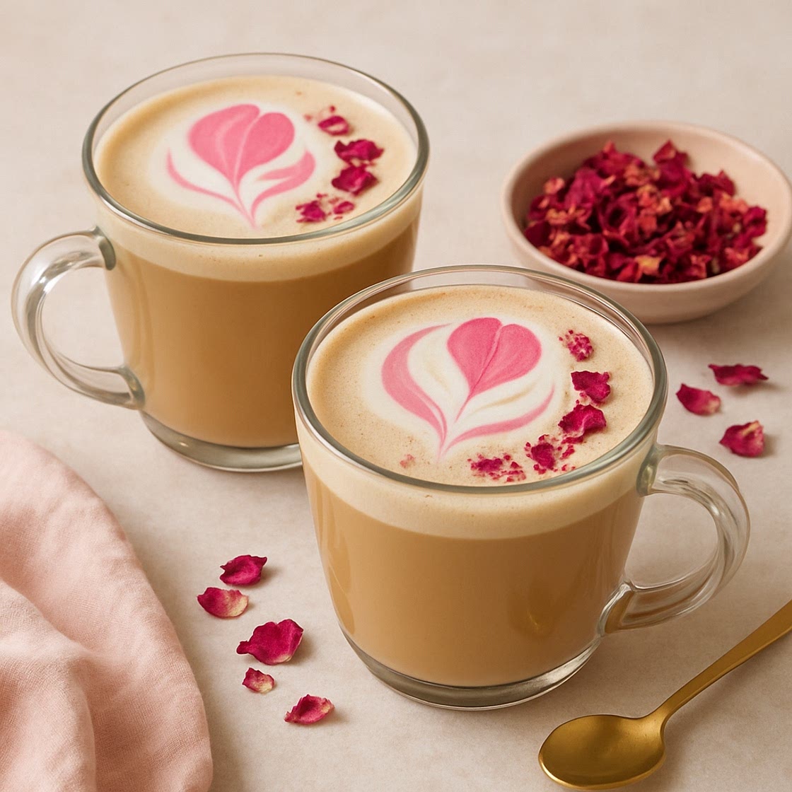 Sweet Rose Latte
